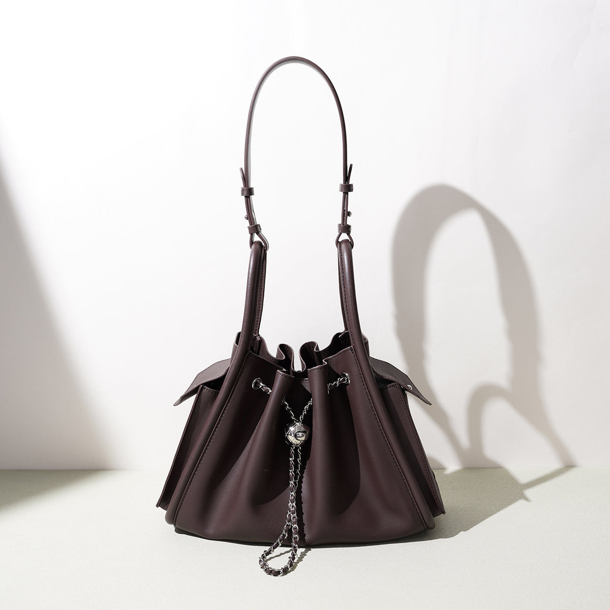 Petit sac bandoulière patchwork en cuir