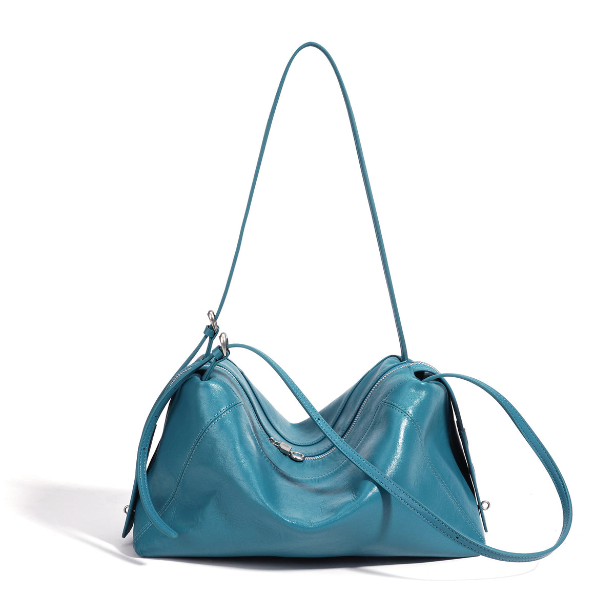Sac épaule minimaliste en cuir style coréen - vue 5