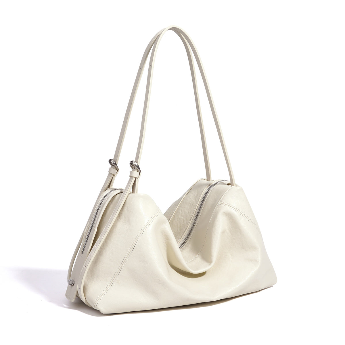 Sac épaule minimaliste en cuir style coréen - vue 3