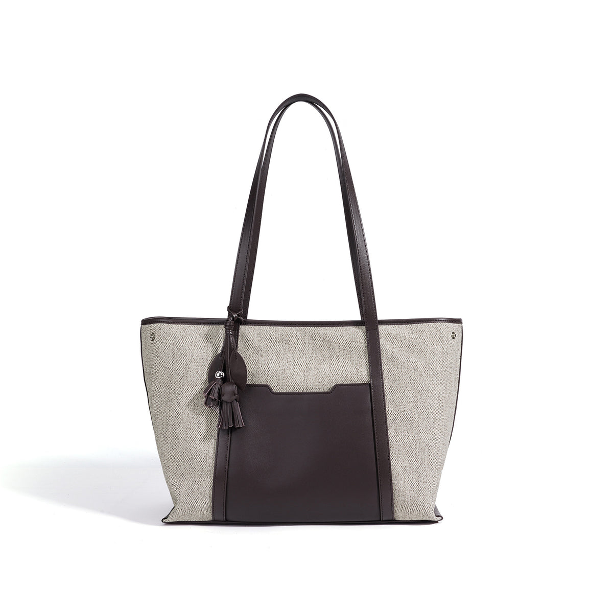 Sac porté épaule urbain en cuir - vue 8