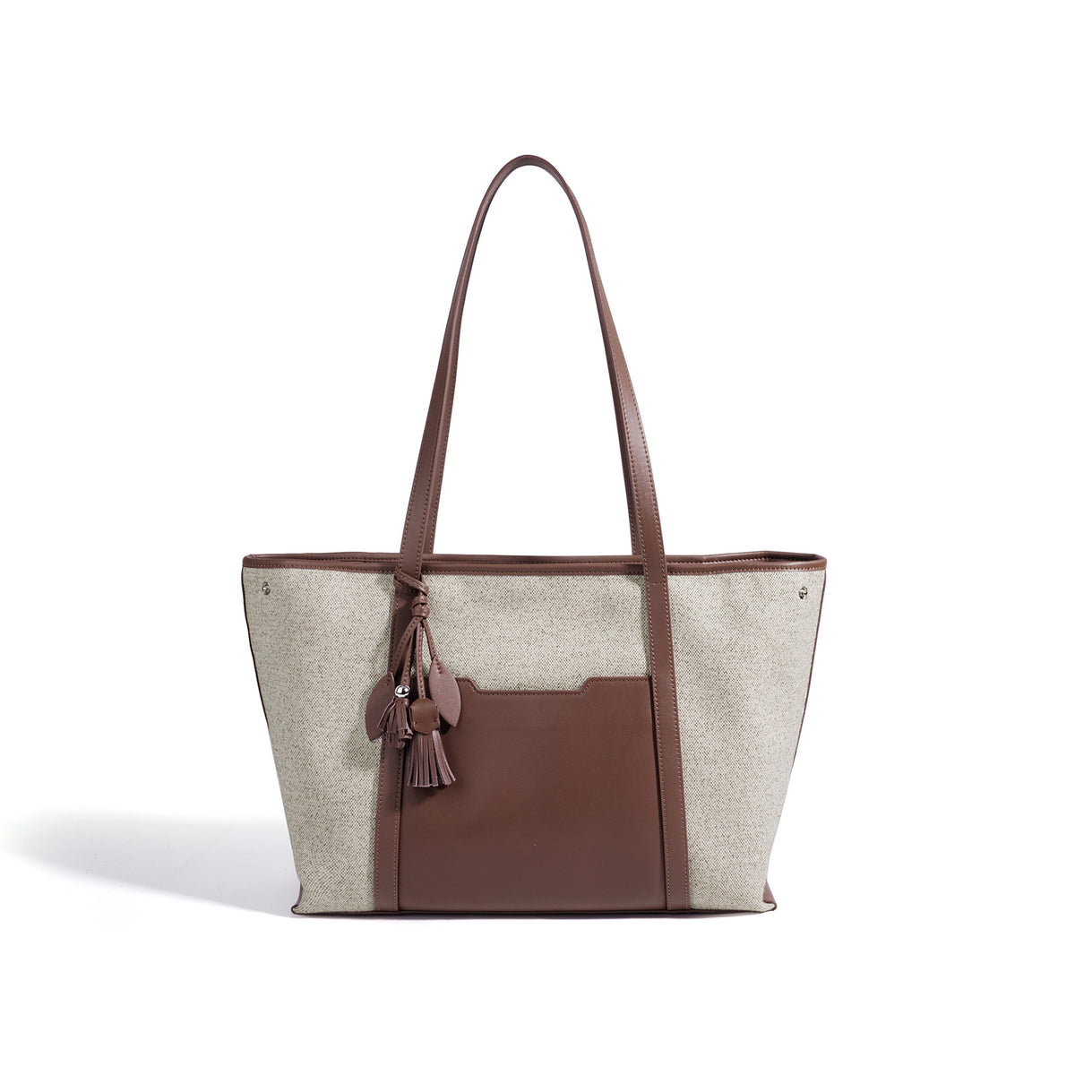 Sac porté épaule urbain en cuir - vue 3