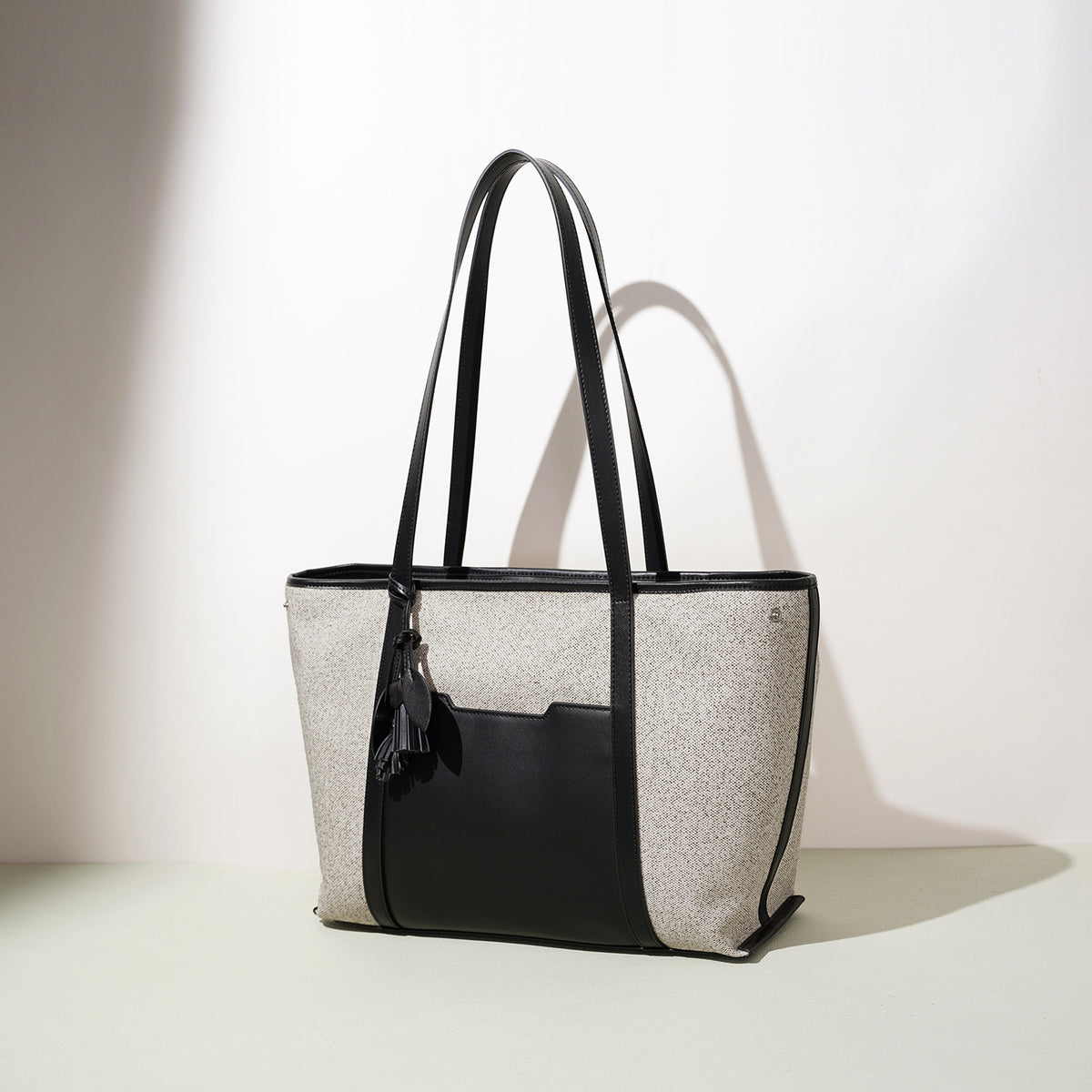 Sac porté épaule urbain en cuir - vue 7
