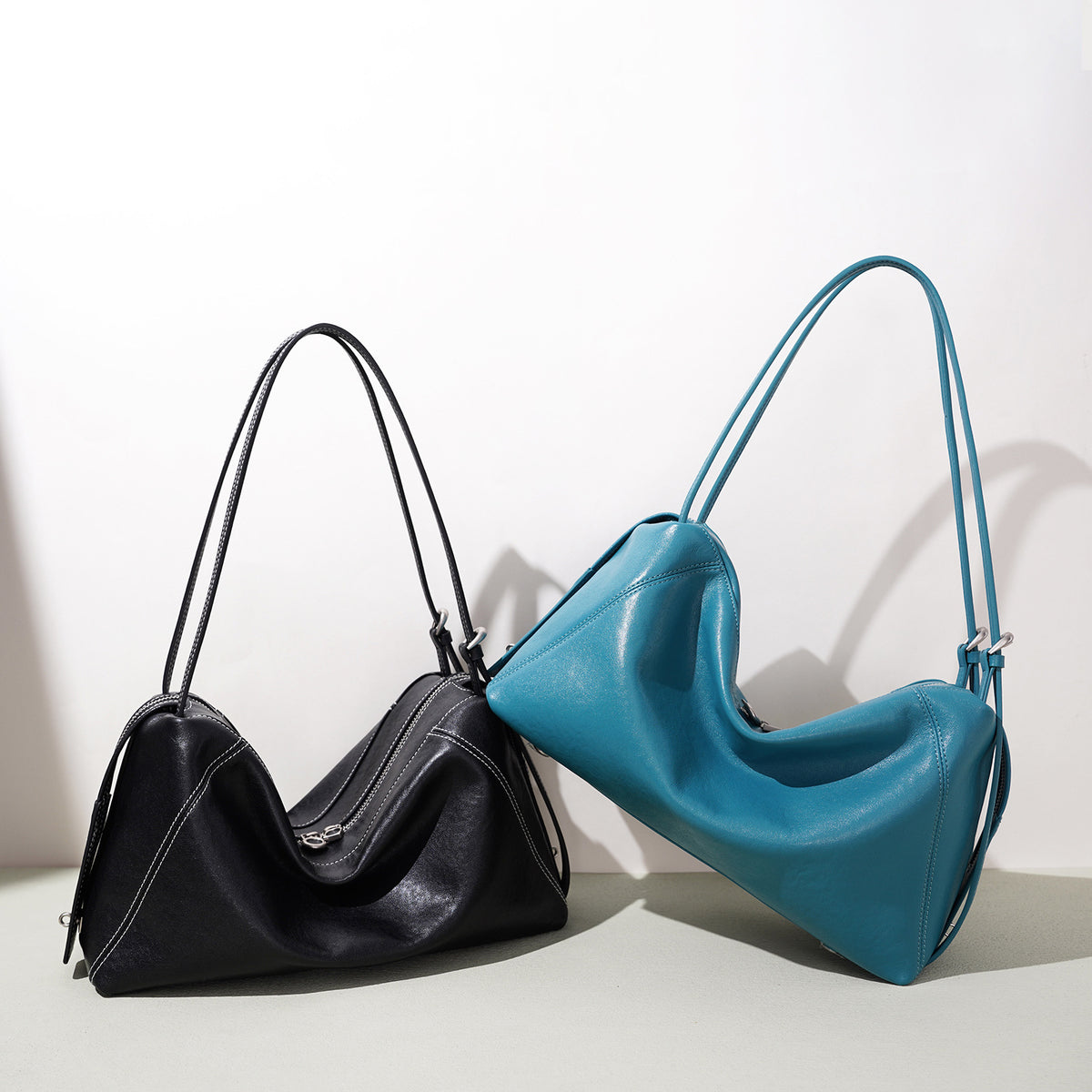 Sac épaule minimaliste en cuir style coréen - vue 7