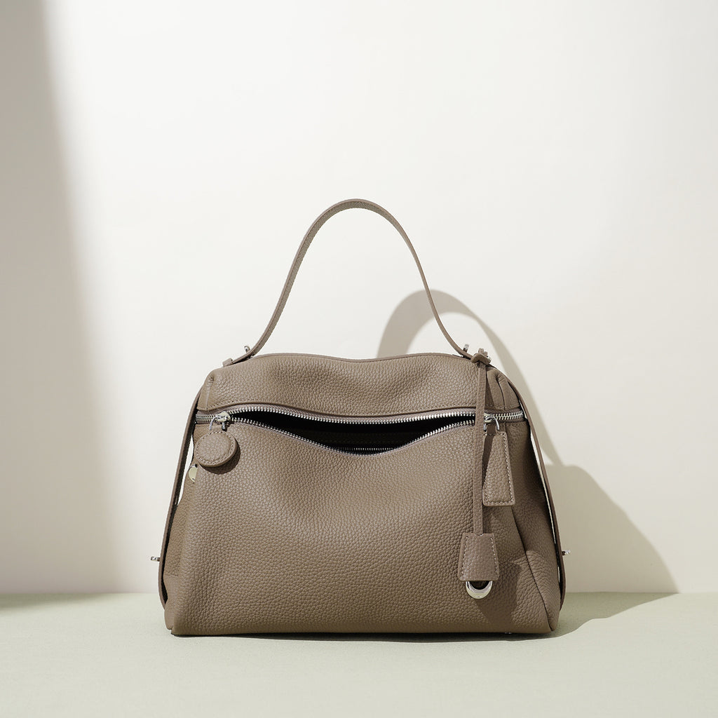 Sac bandoulière grande capacité en cuir