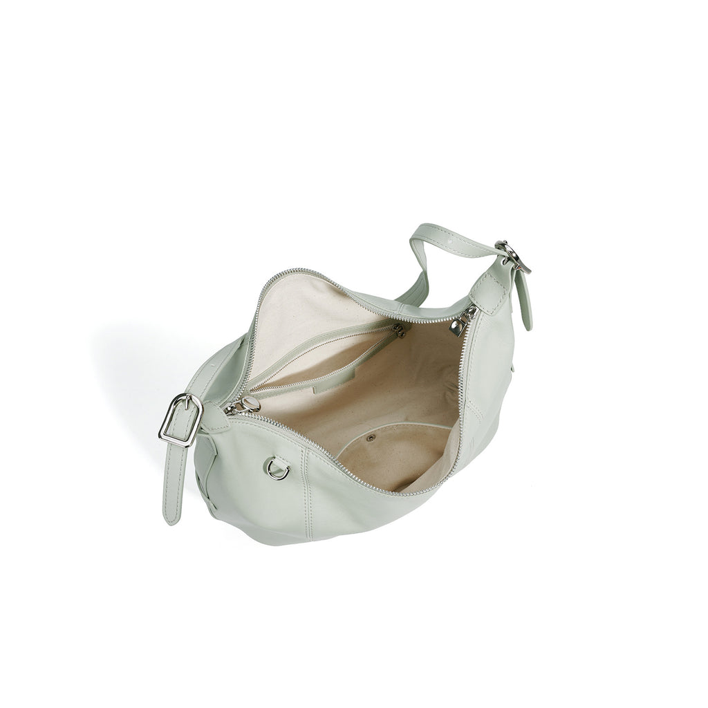 Sac à main grande capacité en croûte de cuir - vue 3