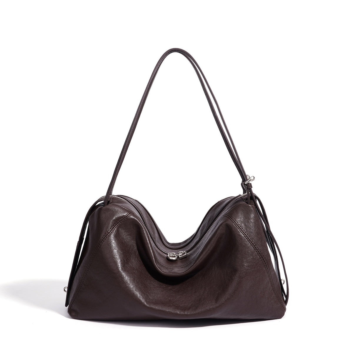 Sac épaule minimaliste en cuir style coréen - vue 6