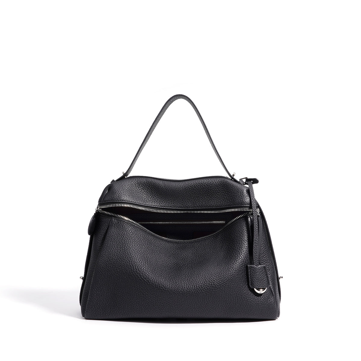Sac bandoulière grande capacité en cuir - vue 3