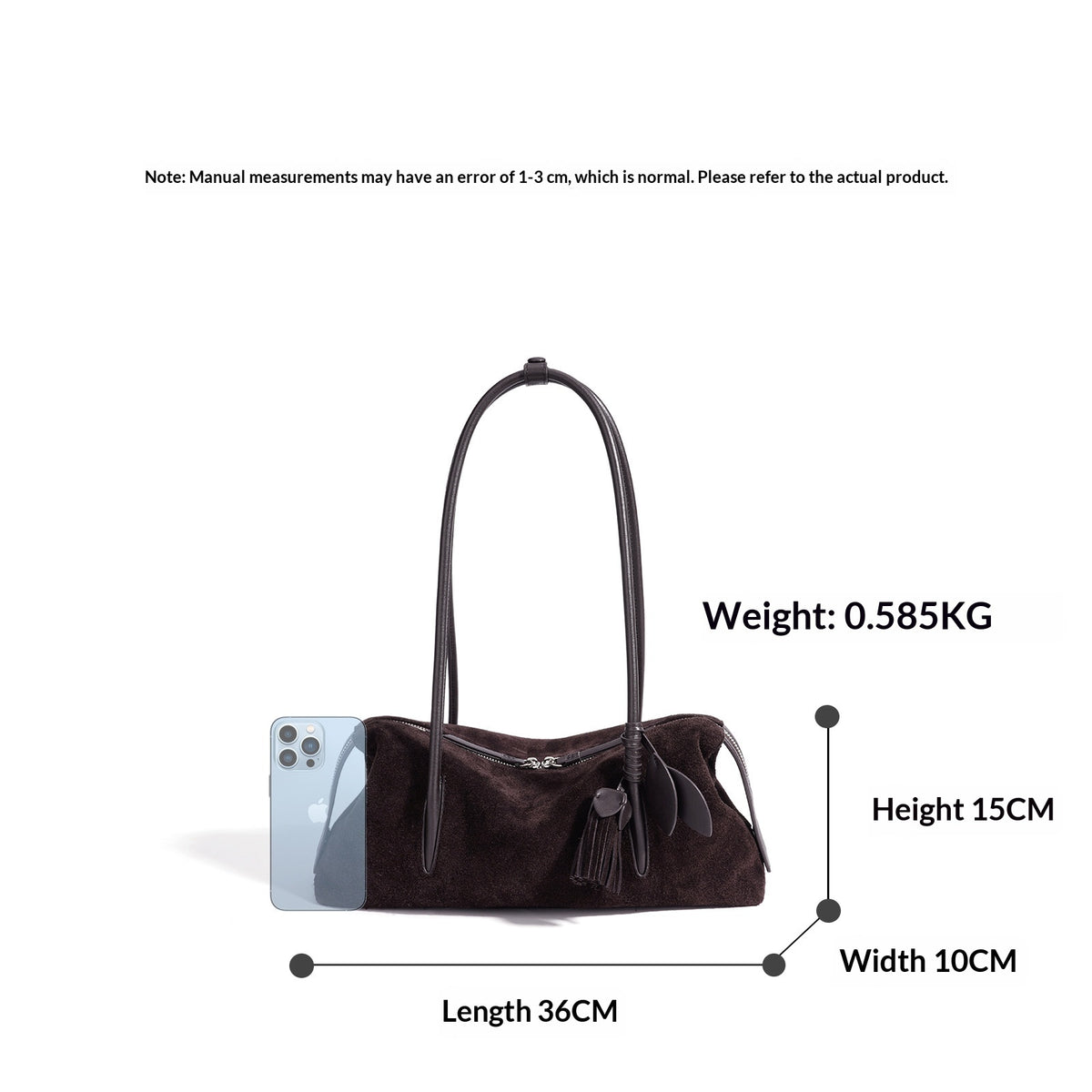 Sac oreiller mat en cuir - vue 7