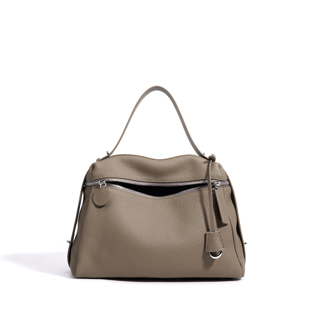 Sac bandoulière grande capacité en cuir - vue 5